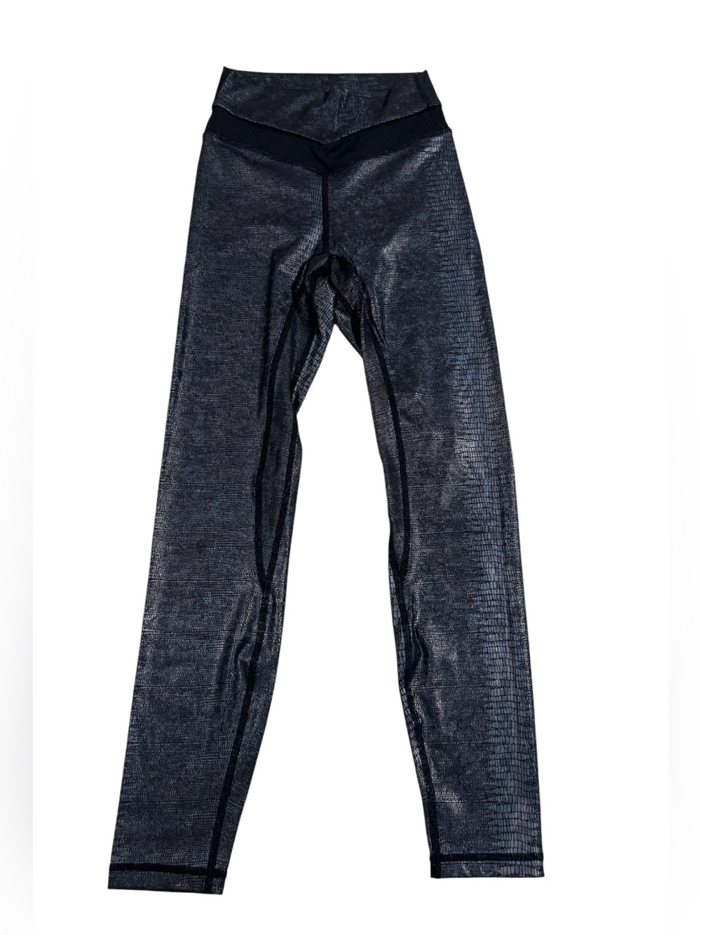 ZYIA Active Iridescent Snakeskin Print Stretch Leggings